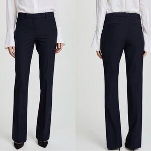 Theory Max C Sevona Navy Blue Tailored Pants - Size 4